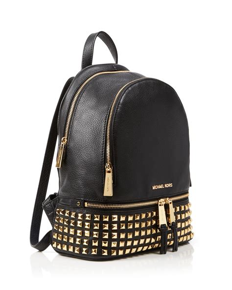 michael kors rucksack schwarz silber|Michael Kors backpack price.